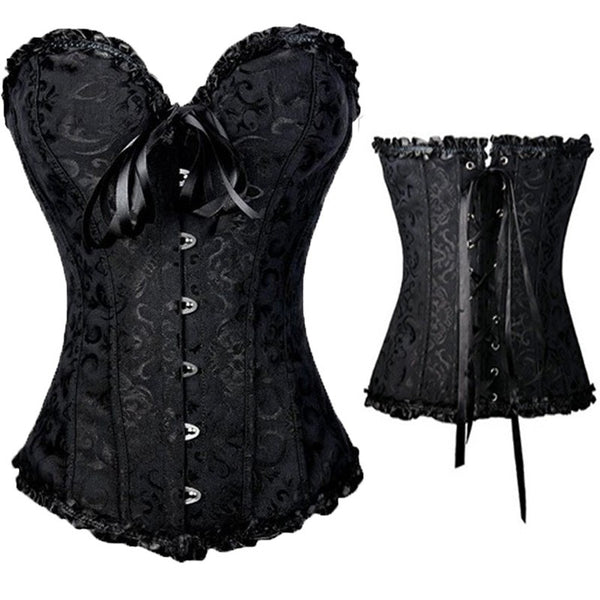 Sexy Corsets And Bustiers Lace Up Boned Overbust Costume Steampunk Waist Corset Dress Body Trainer Shapewear Top Plus Size | Vimost Shop.