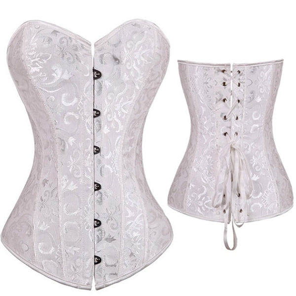 Sexy Corsets And Bustiers Lace Up Boned Overbust Costume Steampunk Waist Corset Dress Body Trainer Shapewear Top Plus Size | Vimost Shop.