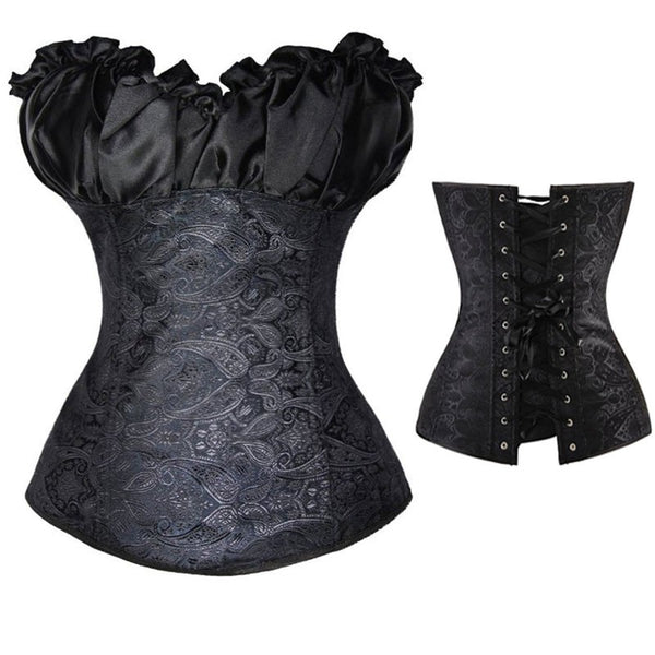 Sexy Corsets And Bustiers Lace Up Boned Overbust Costume Steampunk Waist Corset Dress Body Trainer Shapewear Top Plus Size | Vimost Shop.