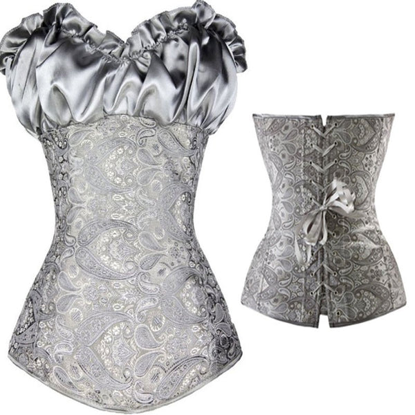 Sexy Corsets And Bustiers Lace Up Boned Overbust Costume Steampunk Waist Corset Dress Body Trainer Shapewear Top Plus Size | Vimost Shop.