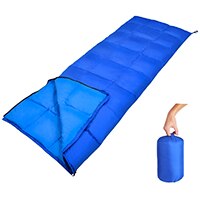 Ultralight Camping Sleeping Bag Duck Down Waterproof Envelope Sleeping Bags with Compression Bag Winter Tourism Adults