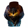 Wolf hoodies Men's hoodie autumn Winter hip hop hoody Tops Casual Brand 3D wolf head Hoodie Sweatshirt S-6XL | Vimost Shop.