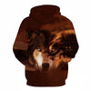 Wolf hoodies Men's hoodie autumn Winter hip hop hoody Tops Casual Brand 3D wolf head Hoodie Sweatshirt S-6XL | Vimost Shop.