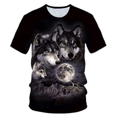 Wolf T shirt Women Snow Clothing Jungle Tshirt Tops Clothes 3d T-shirt Womens Hip hop Sexy Top Tee Female | Vimost Shop.