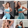 women gym clothes sports bra and leggings gym sportswear | Vimost Shop.