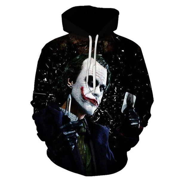 joker 3D Print Sweatshirt Hoodies Men and women Hip Hop Funny Autumn Streetwear Hoodies Sweatshirt For Couples Clothes | Vimost Shop.