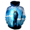 Fashion Galaxy Space 3D Hoodie bright wolf Print Hoodies Sweatshirts Men Women Unisex Hooded Pullovers Animal 3D Tops | Vimost Shop.