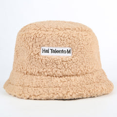 Faux Fur Winter Bucket Hat For Women Girl Fashion Solid Thickened Soft Warm Fishing Cap Outdoor Lady Plush Fluffy Panama | Vimost Shop.