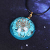 Orgonite Energy Pendant Turquoises Reiki Stone Pendant Yoga Necklace Glamour Jewelry For Woman | Vimost Shop.