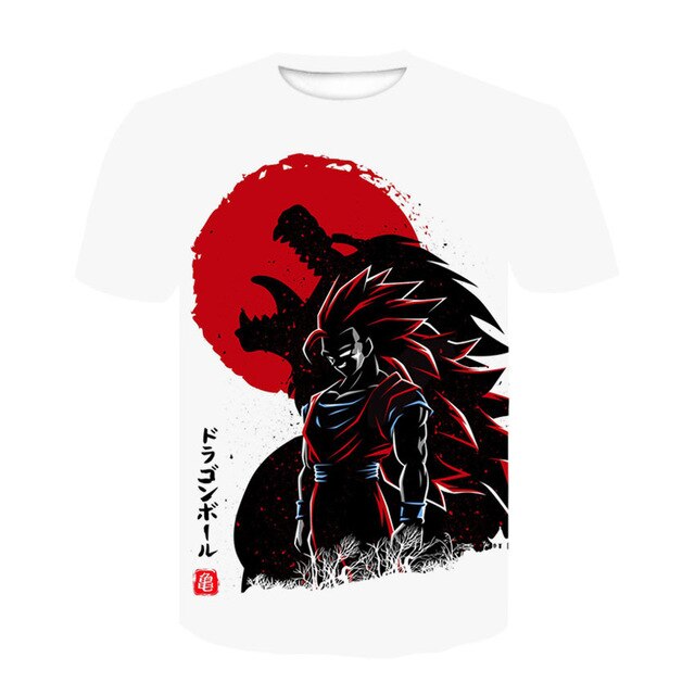 Manga dragon ball Z Super Saiyan Son Goku Anime 3D T-shirt Summer 2019 Newest Fashion Tee Tops Men Women Cartoon Casual T Shirt | Vimost Shop.