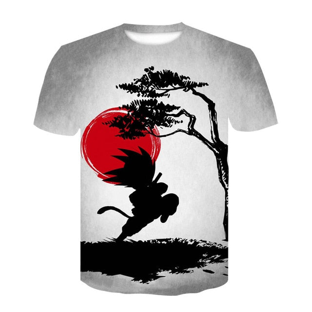 Manga dragon ball Z Super Saiyan Son Goku Anime 3D T-shirt Summer 2019 Newest Fashion Tee Tops Men Women Cartoon Casual T Shirt | Vimost Shop.