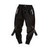 Streetwear Men Ribbons Color Block Black Pocket Cargo Pants  Harem Joggers Harajuku Sweatpant Hip Hop Trousers Casual Pants | Vimost Shop.
