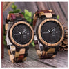 P14  Wood Watch Lover Couple Watches Men Women Quartz Week Date Timepiece Colorful Wooden Band logo Customize Gitfs | Vimost Shop.