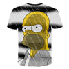 Men T-Shirt Funny Homer Simpson And his Son 3D Printed Shorts Sleeve T-shirt Fashion Casual Tops & Tees Brand Unisex Clothing | Vimost Shop.