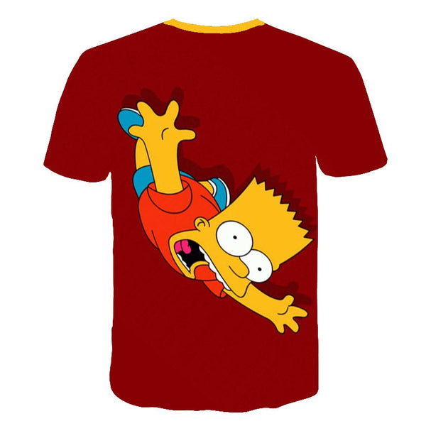 Men T-Shirt Funny Homer Simpson And his Son 3D Printed Shorts Sleeve T-shirt Fashion Casual Tops & Tees Brand Unisex Clothing | Vimost Shop.