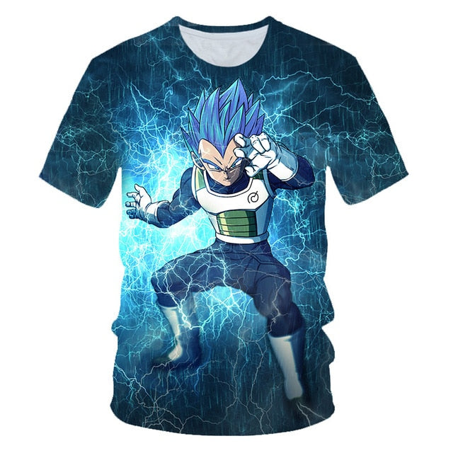 New Arrival Cool Goku Dragon Ball Z 3d T Shirt Summer Fashionable Short Sleeve Tee Tops Men Anime DBZ Harajuku T-Shirts Kid | Vimost Shop.