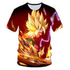 New Arrival Cool Goku Dragon Ball Z 3d T Shirt Summer Fashionable Short Sleeve Tee Tops Men Anime DBZ Harajuku T-Shirts Kid | Vimost Shop.