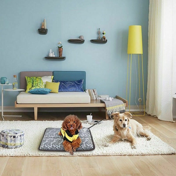 Pet Dog Cat Cushion Electric Blanket Bed Warmer US Plug Waterproof Pets Dog Warmer Bed Pad Puppy Heating Element Pad Constant | Vimost Shop.