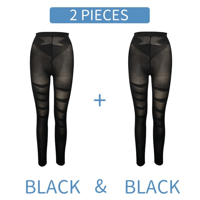 Shapewear Anti Cellulite Compression Leggings Leg Slimming Body Shaper High Waist Tummy Control Panties Thigh Sculpting Slimmer | Vimost Shop.