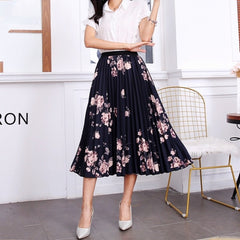 Pleated Skirt Girl Female Long Skirt Women for Girls | Vimost Shop.