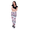 Women Fashion Legging Aztec Round Ombre Printing leggins Slim High Waist Leggings Woman Pants | Vimost Shop.