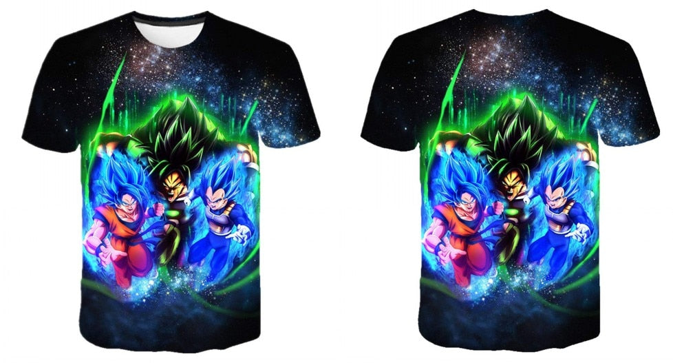 Goku Dragon Ball Z 3d T Shirt Summer Fashionable Short Sleeve Hip Hop Tee Tops Men Anime DBZ Harajuku T-Shirts | Vimost Shop.