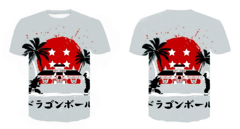 Goku Dragon Ball Z 3d T Shirt Summer Fashionable Short Sleeve Hip Hop Tee Tops Men Anime DBZ Harajuku T-Shirts | Vimost Shop.