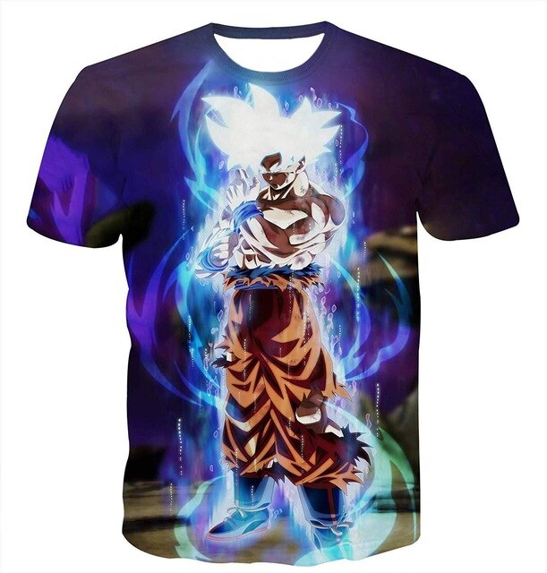 Goku Dragon Ball Z 3d T Shirt Summer Fashionable Short Sleeve Hip Hop Tee Tops Men Anime DBZ Harajuku T-Shirts | Vimost Shop.