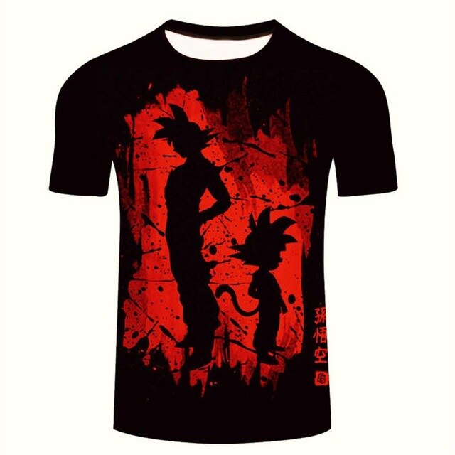 Goku Dragon Ball Z 3d T Shirt Summer Fashionable Short Sleeve Hip Hop Tee Tops Men Anime DBZ Harajuku T-Shirts | Vimost Shop.