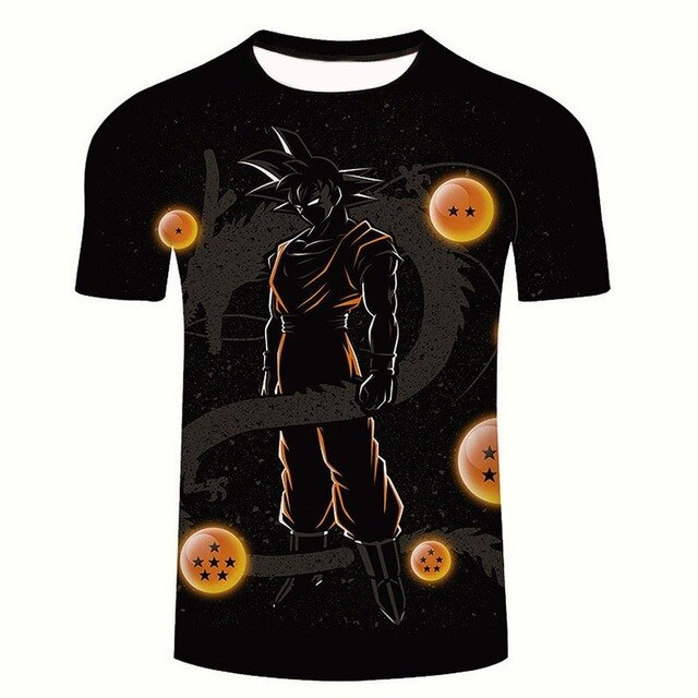Goku Dragon Ball Z 3d T Shirt Summer Fashionable Short Sleeve Hip Hop Tee Tops Men Anime DBZ Harajuku T-Shirts | Vimost Shop.