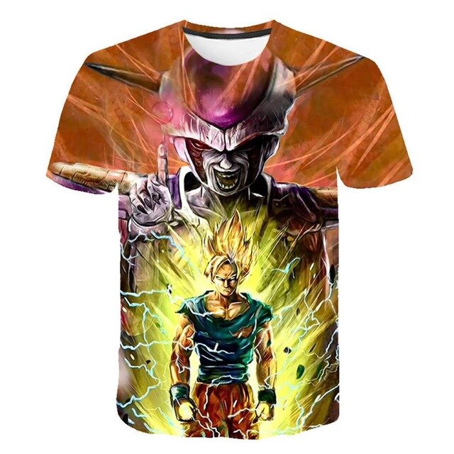 Goku Dragon Ball Z 3d T Shirt Summer Fashionable Short Sleeve Hip Hop Tee Tops Men Anime DBZ Harajuku T-Shirts | Vimost Shop.