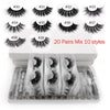 20/30/40 Pairs mink eyelashes wholesale hand made 3d mink lases mix 10 lashes styles bulk natural false eyelashes makeup cilios | Vimost Shop.