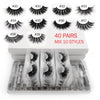 20/30/40 Pairs mink eyelashes wholesale hand made 3d mink lases mix 10 lashes styles bulk natural false eyelashes makeup cilios | Vimost Shop.