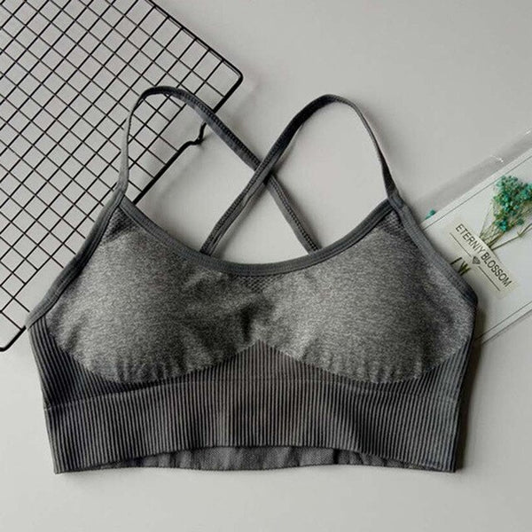 Woman Gym Leggings Padded Push Up Strappy Sports Bra Sexy Sports Suits | Vimost Shop.