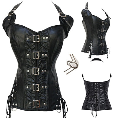 Miss Moly Steampunk Corset Gothic Bustier Boned Overbust Dress Underbust burlesque Top Plus Size 6Xl Tummy Slimming Clothes | Vimost Shop.