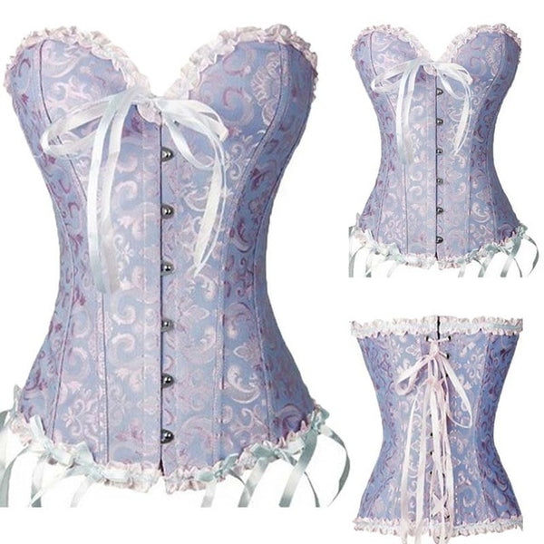 Sexy Corsets And Bustiers Lace Up Boned Overbust Costume Steampunk Waist Corset Dress Body Trainer Shapewear Top Plus Size | Vimost Shop.