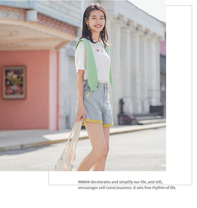 Pure Cotton Cute Chinese Printed All-match T-shirt | Vimost Shop.