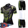 GREEN Pro cycling Jersey bike top jersey | Vimost Shop.