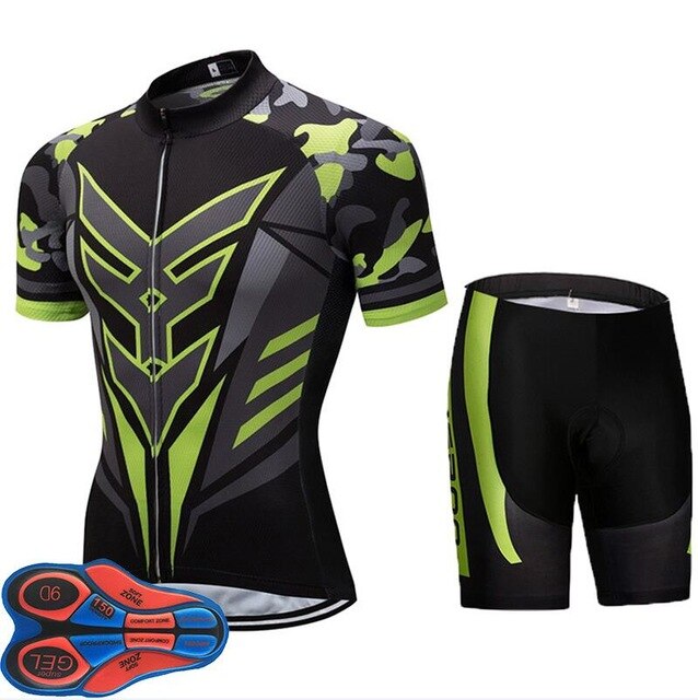 GREEN Pro cycling Jersey bike top jersey | Vimost Shop.