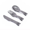Titanium Spoon Fork Knife Set Ultralight Camping Tableware Outdoor cooking Equipment Cutlery Cookware Hiking Trekking
