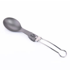 Titanium Spoon Fork Knife Set Ultralight Camping Tableware Outdoor cooking Equipment Cutlery Cookware Hiking Trekking