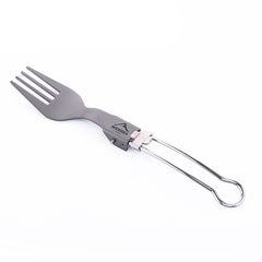 Titanium Spoon Fork Knife Set Ultralight Camping Tableware Outdoor cooking Equipment Cutlery Cookware Hiking Trekking