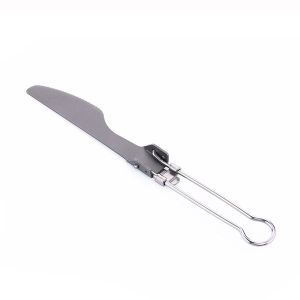 Titanium Spoon Fork Knife Set Ultralight Camping Tableware Outdoor cooking Equipment Cutlery Cookware Hiking Trekking