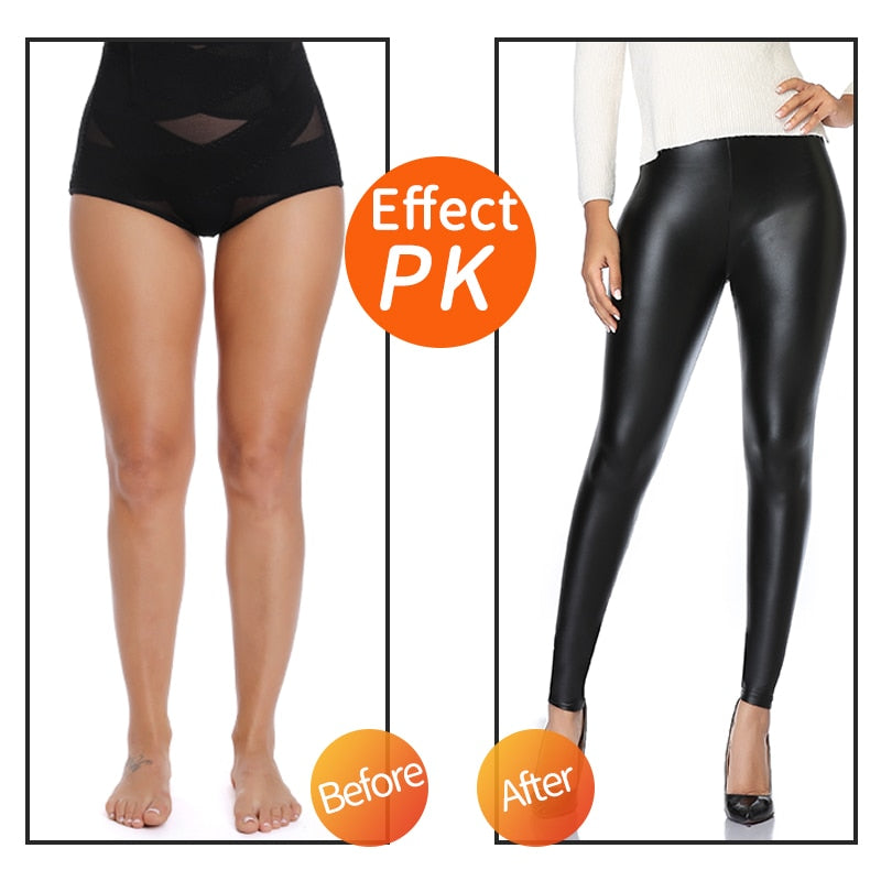 PU Faux Leather Legging Sexy Thin Black Women Leggings New Fashion Stretchy Fitness Casual Pants Warm Waterproof Skinny Push Up | Vimost Shop.