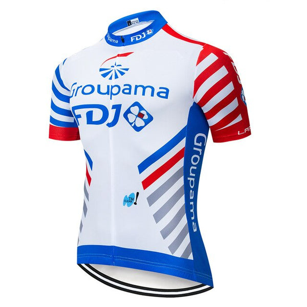 Pro Team FDJ Cycling Jersey 20D Bib Set MTB Uniform Bike Clothing Quick Dry Bicycle Wear Clothes Mens Short Maillot Culotte | Vimost Shop.