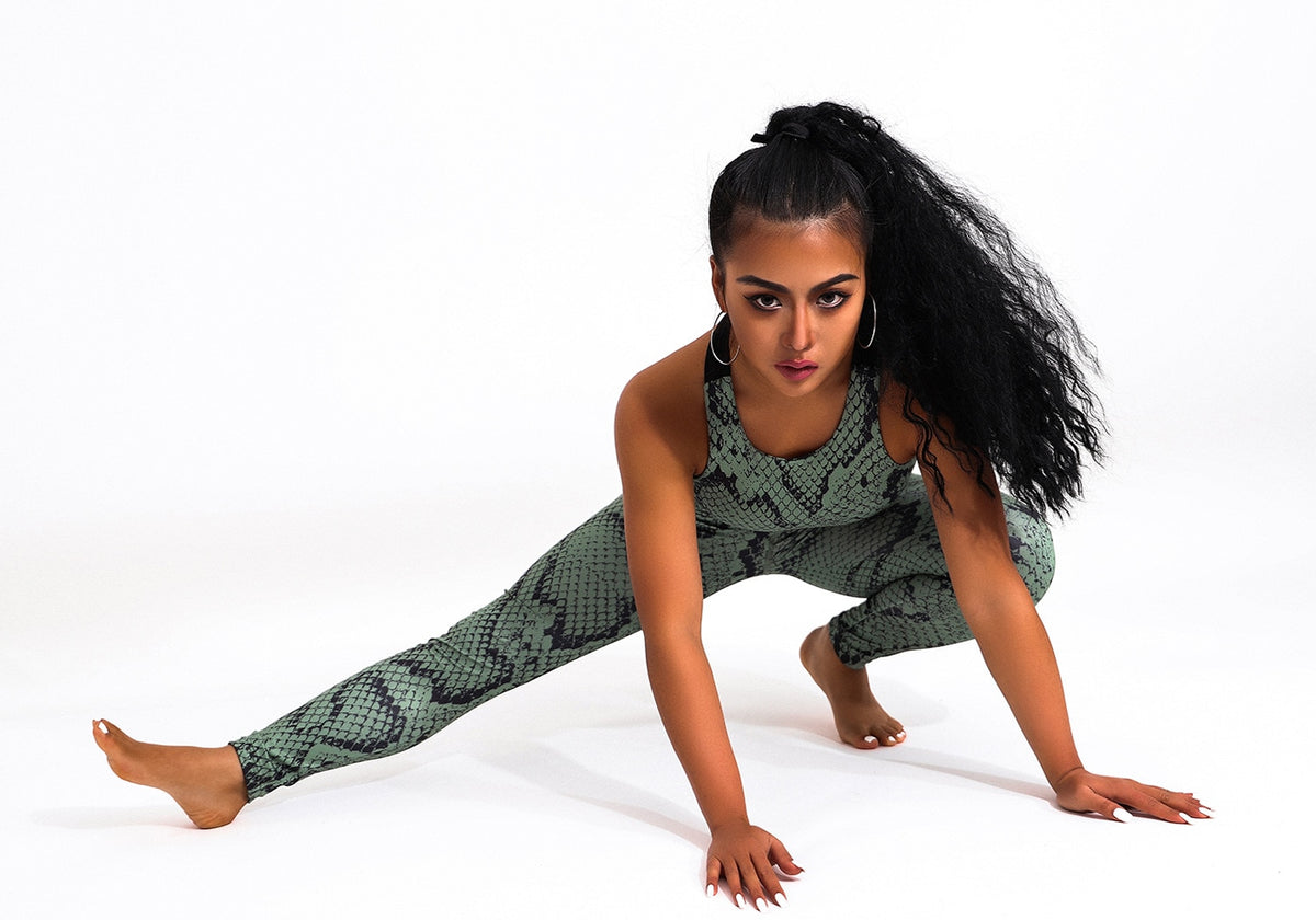 2 Piece Sexy Snake Print Yoga Set Women Workout Gym Bras Sport Fitness Leggings Ropa Deportivas Mujer Running Ladies Suit | Vimost Shop.