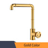 Kitchen Faucets Retro Industrial Style Matte Black  Brass Crane Bathroom Faucets Hot and Cold Water Mixer Tap torneira