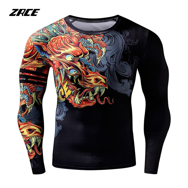 Funny T Shirts Chinese Style Dragon 3d T Shirt Fashion Hip Hop Party Brand Clothing Men Plus Fitness Clothing | Vimost Shop.