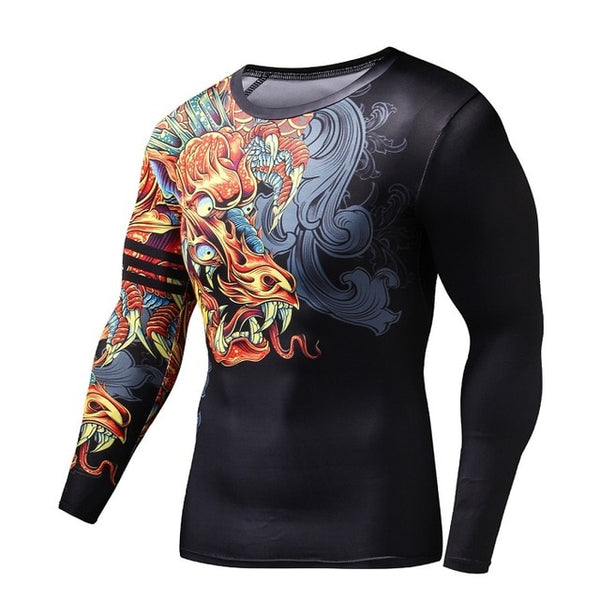 Funny T Shirts Chinese Style Dragon 3d T Shirt Fashion Hip Hop Party Brand Clothing Men Plus Fitness Clothing | Vimost Shop.