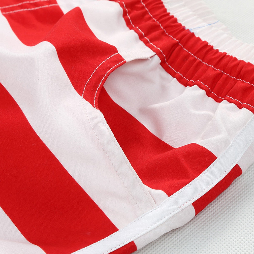 Women Clothes Short Skinny High Waist Sport Female Shorts Elastic Waist American Flag Striped Stars Short Pants | Vimost Shop.